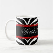 's Werelds grootste Mok met mum-Zebra afdrukken en (Links)