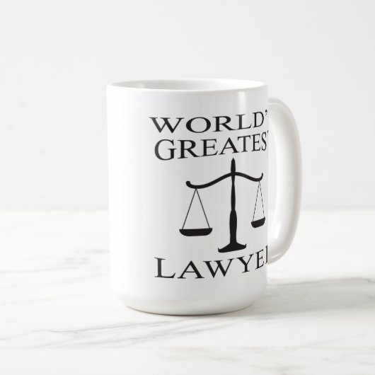 's Werelds grootste Mok van advocaten (Voorkant rechts)