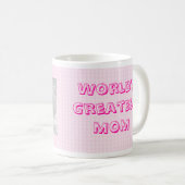 's Werelds grootste Mok van de foto van mama (Voorkant rechts)