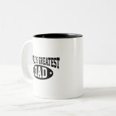 's Werelds grootste Mok van papa koffie (Voorkant links)
