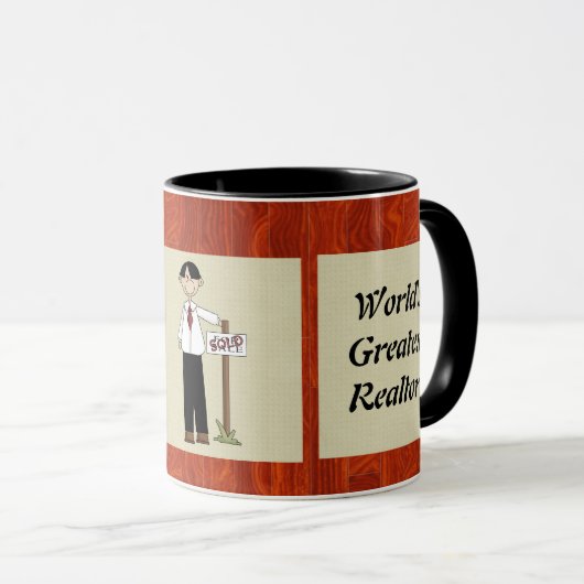 's Werelds grootste mok van Realtor (Voorkant rechts)