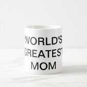 'S WERELDS GROOTSTE MOM-TEKST KoffieMok Drinkware (Center)