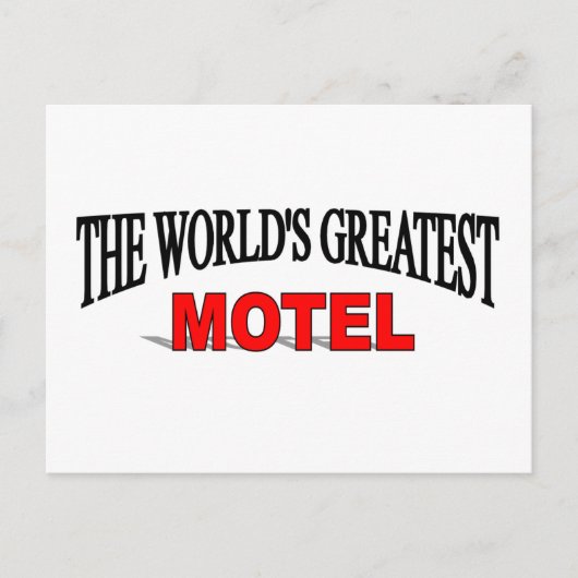 's Werelds grootste motel Briefkaart (Voorkant)