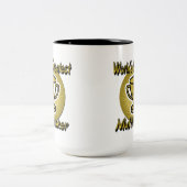 's Werelds grootste Multitasker Trophy-Mok Tweekleurige Koffiemok (Center)