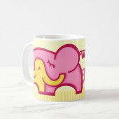 's Werelds grootste mummie olifanten mok (Voorkant links)