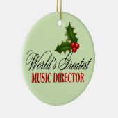 's Werelds grootste muziekdirecteur Keramisch Ornament (Rechts)