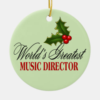 's Werelds grootste muziekdirecteur Keramisch Ornament
