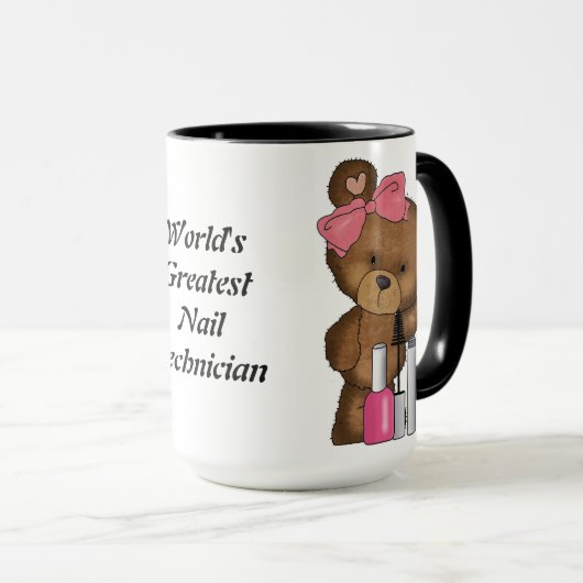 's Werelds grootste nageltechnische technicus Mok (Voorkant rechts)