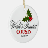 's Werelds grootste neef Keramisch Ornament (Rechts)