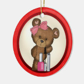 's Werelds grootste nesttechnicus Keramisch Ornament (Links)