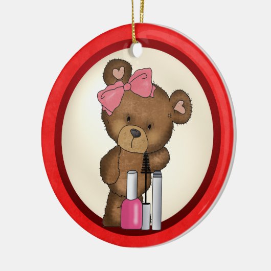 's Werelds grootste nesttechnicus Keramisch Ornament (Links)