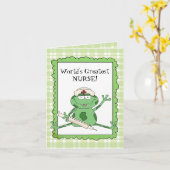 's Werelds grootste Neurse Note-kaart Kaart (Gele Bloem)