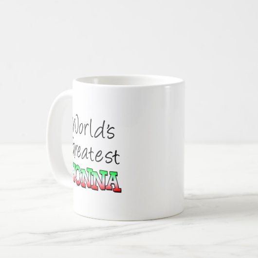 's Werelds grootste nonna-Mok Koffiemok (Voorkant links)