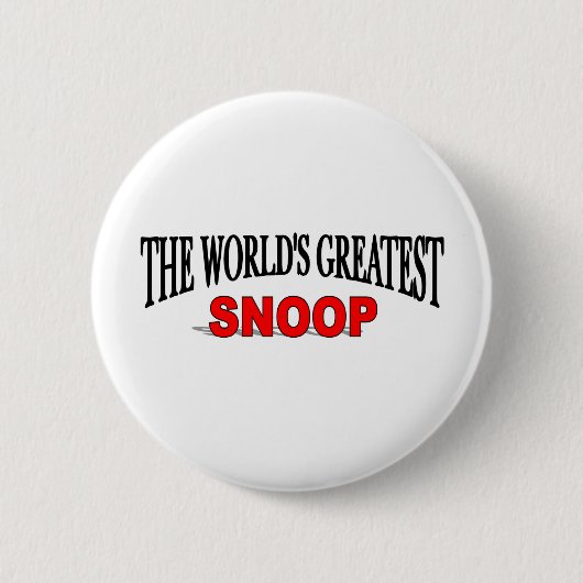 's Werelds grootste noop Ronde Button 5,7 Cm (Voorkant)