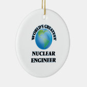 's Werelds grootste nucleaire ingenieur Keramisch Ornament (Rechts)