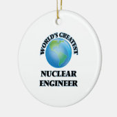 's Werelds grootste nucleaire ingenieur Keramisch Ornament (Links)