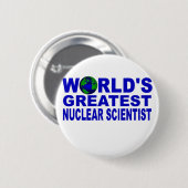 's Werelds grootste nucleaire wetenschapper Ronde Button 5,7 Cm (Voorkant /achterkant)