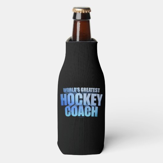 's Werelds grootste ockey Coach-fleskoeler Flesjeskoeler (Fles Voorkant)