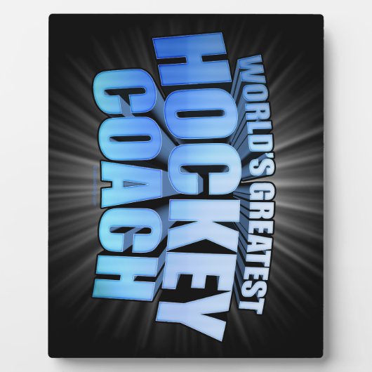 's Werelds grootste ockey coach Fotoplaat (Voorkant)