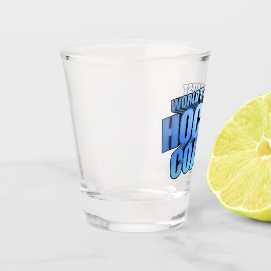 's Werelds grootste ockey coach Shot Glas (Links)