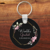 's Werelds grootste oma Button Sleutelhanger (Voorkant)