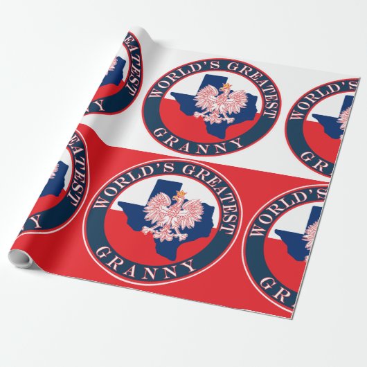 's Werelds grootste oma Cadeaupapier (Uitgerold)