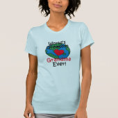 's Werelds grootste oma-hart T-shirt (Voorkant)