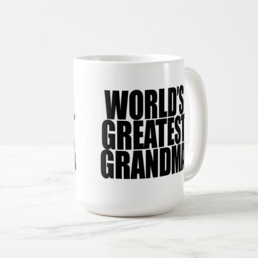 's Werelds grootste oma-Mok Koffiemok (Voorkant rechts)