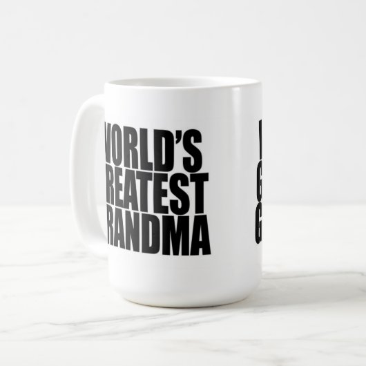 's Werelds grootste oma-Mok Koffiemok (Voorkant links)