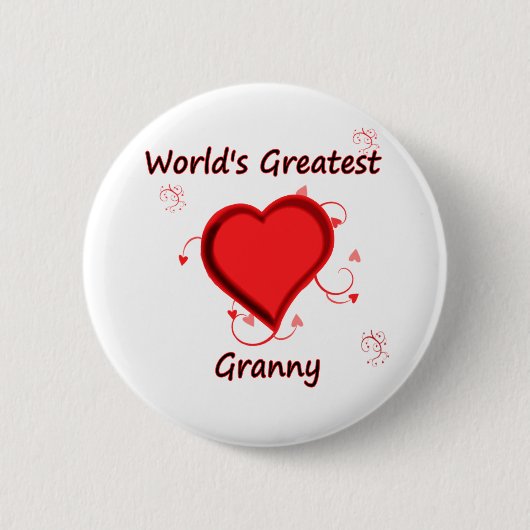 's Werelds grootste oma Ronde Button 5,7 Cm (Voorkant)