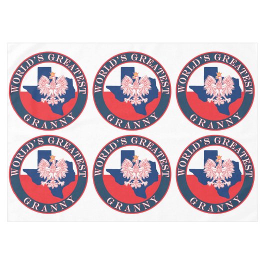 's Werelds grootste oma Tafelkleed (Voorkant (Horizontaal))