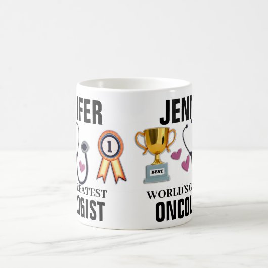 's Werelds grootste oncoloog Koffiemok (Center)