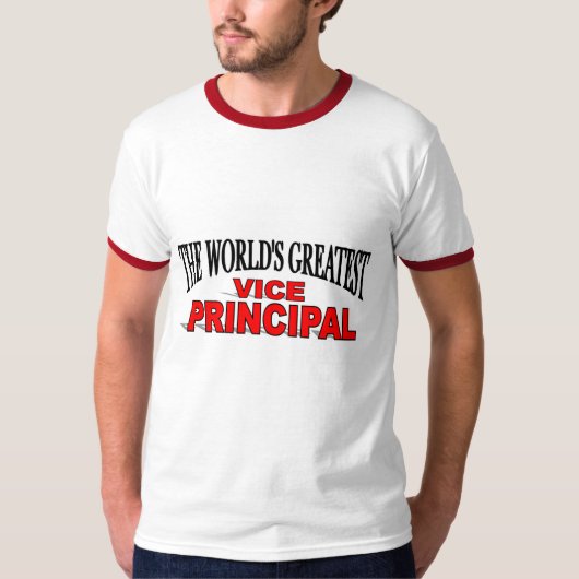 's Werelds grootste onderdirecteur T-shirt (Voorkant)