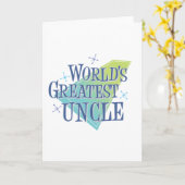 's Werelds grootste oom Kaart (Gele Bloem)