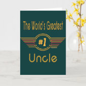 's Werelds grootste oom Kaart (Gele Bloem)