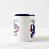 's Werelds grootste oom Tweekleurige Koffiemok (Center)