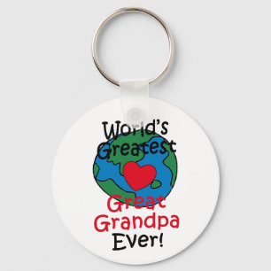 's Werelds grootste opa-hart Sleutelhanger