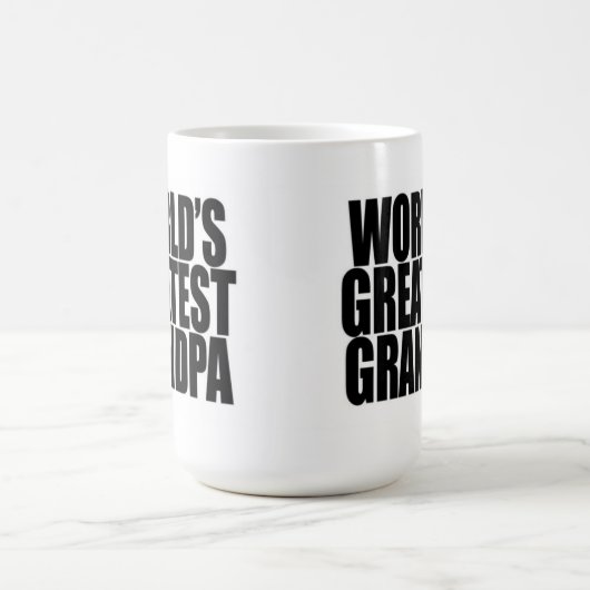 's Werelds grootste opa-Mok Koffiemok (Center)