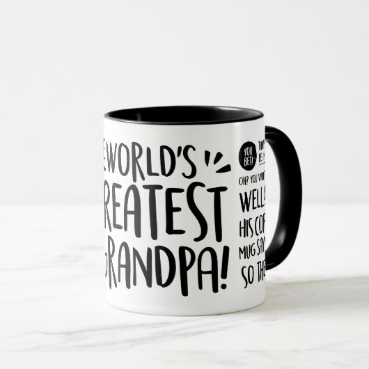 's Werelds grootste opa-Mok Mok (Voorkant rechts)