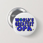 's Werelds grootste Opa Ronde Button 5,7 Cm (Voorkant /achterkant)