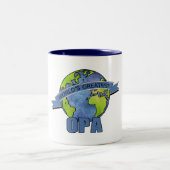 's Werelds grootste Opa Tweekleurige Koffiemok (Center)