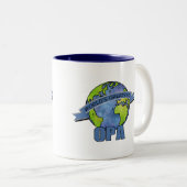 's Werelds grootste Opa Tweekleurige Koffiemok (Voorkant rechts)