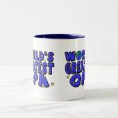 's Werelds grootste Opa Tweekleurige Koffiemok (Center)