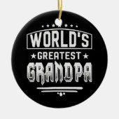 's Werelds grootste opa-Vaderdag Keramisch Ornament (Voorkant)