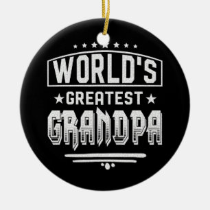 's Werelds grootste opa-Vaderdag Keramisch Ornament