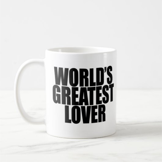 's Werelds grootste overloop Koffiemok (Links)