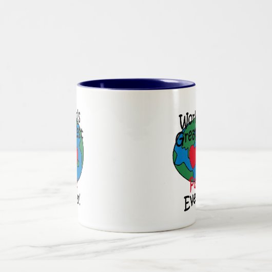 's Werelds grootste Pa-hart Tweekleurige Koffiemok (Center)