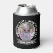 's Werelds grootste pap, aangepast foto-sjabloon Blikjeskoeler (Blikje Voorkant)