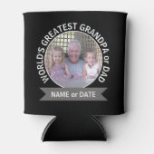 's Werelds grootste pap, aangepast foto-sjabloon Blikjeskoeler (Voorkant)