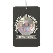 's Werelds grootste pap, aangepast foto-sjabloon Luchtverfrisser (Voorkant)